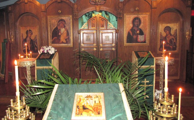 Cleaning day and Palm Sunday Vespers&nbsp;2025