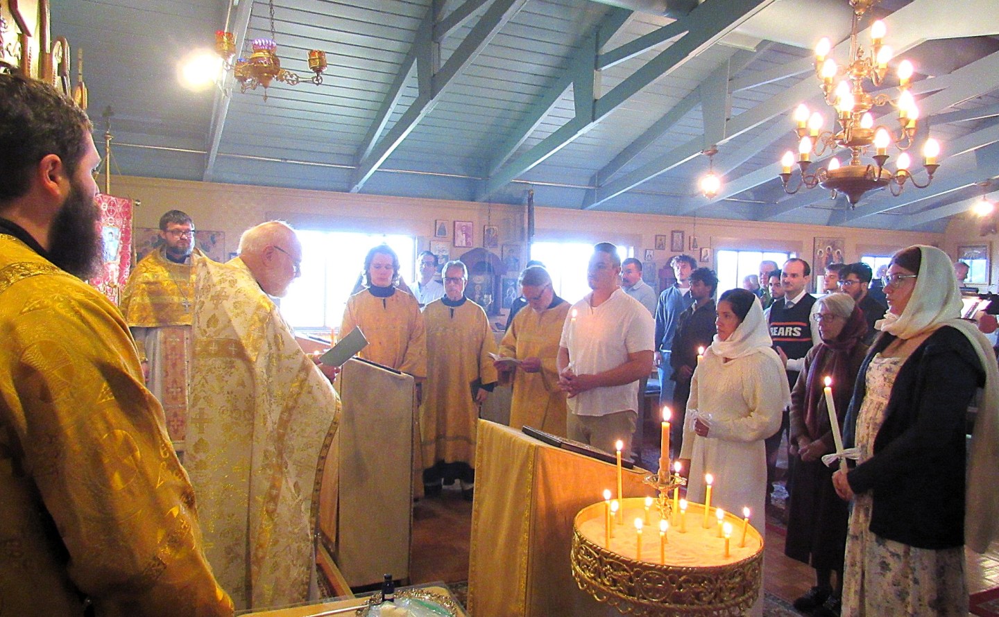 Chrismation of three catechumens – Saint Innocent Orthodox Church